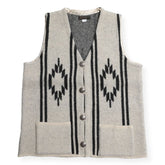 CHIMAYO KNIT VEST-BLACK